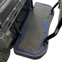 Blue trim PRO Series Rear Facing Foot Rest Mat - Fits MADJAX Genesis 250/300 Rear Seat Kits