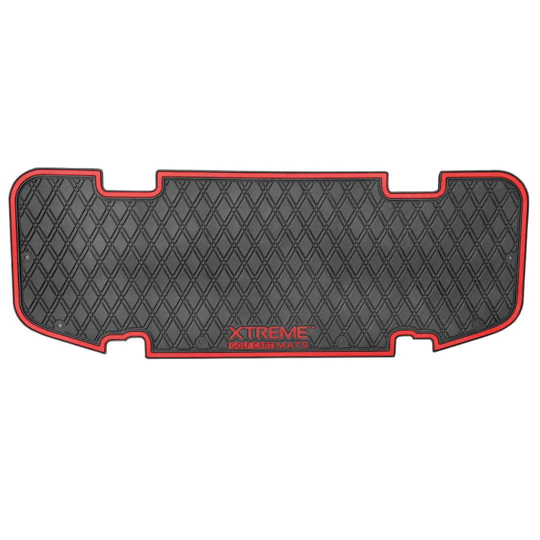 Red trim PRO Series Rear Facing Foot Rest Mat - Fits DoubleTake Max 5 and Max 6 Rear Kits #trim-color_red-trim