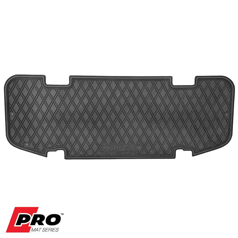 All black PRO Series Rear Facing Foot Rest Mat - Fits DoubleTake Max 5 and Max 6 Rear Kits
