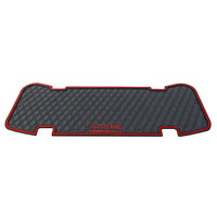 Red trim- E-Z-GO L6 - Rear Facing Foot Rest Mat - RFS PRO Fits E-Z-GO L6 Rear Seat Kit (2021 - current) - PRO Series