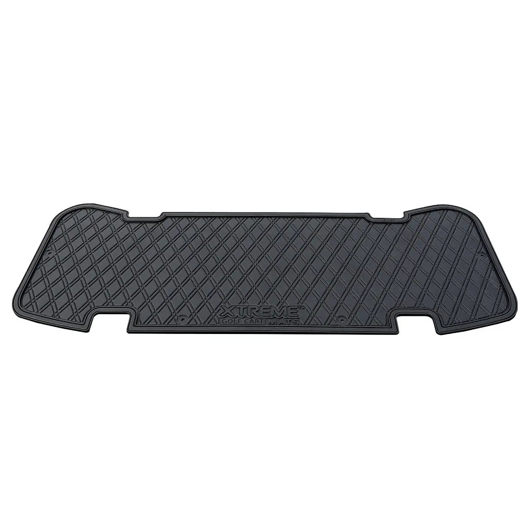 All black- E-Z-GO L6 - Rear Facing Foot Rest Mat - RFS PRO Fits E-Z-GO L6 Rear Seat Kit (2021 - current) - PRO Series