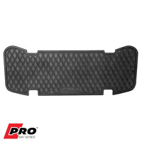 All black- E-Z-GO L6 - Rear Facing Foot Rest Mat - RFS PRO Fits E-Z-GO L6 Rear Seat Kit (2021 - current) - PRO Series