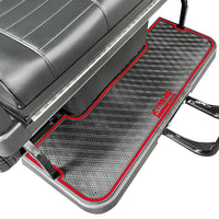 Red trim- Evolution PRO Series Rear Facing Foot Rest Mat - Fits Evolution Classic Plus / Classic Pro / Carrier / Forester
