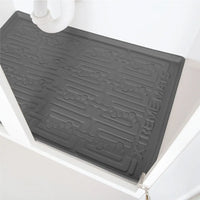 Kitchen Sink Protector Mat Silicone Sink Mat With Drain Hole Waterproof Under  Sink Tray Large Size Non-slip 