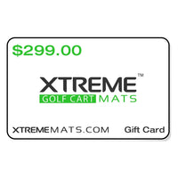 Xtreme Mats - Golf Cart Mats Gift Card - Choose Your Amount