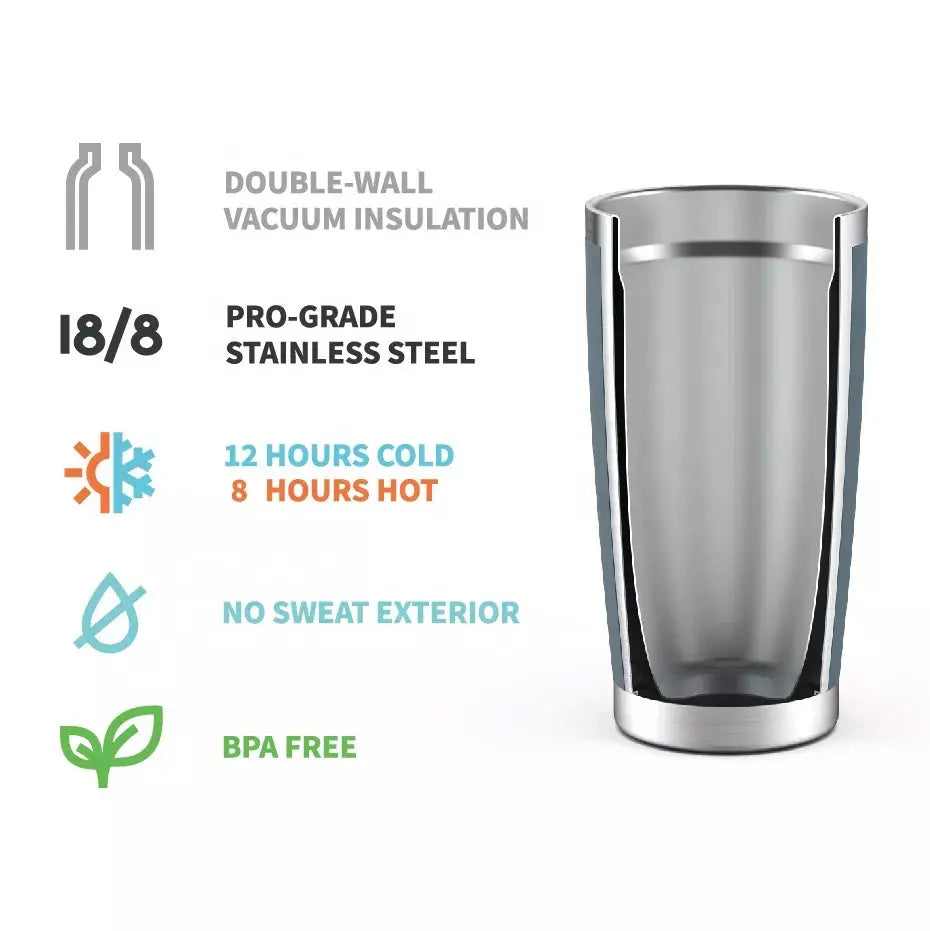 HOT/COLD STAINLESS STEEL TUMBLER