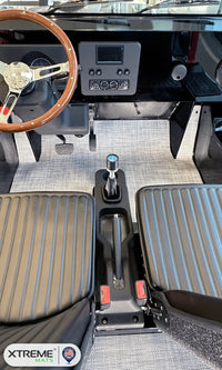 Premium Moke Floor Mats Set- 1st & 2nd Row Mats - Fits Moke Electric Vehicles