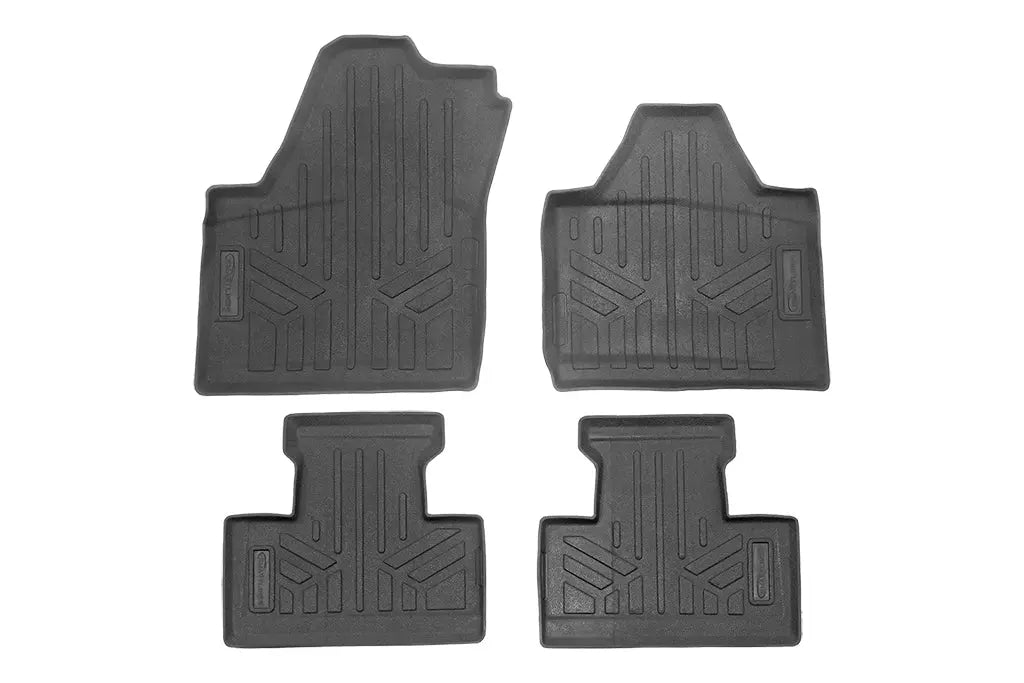 SMARTLINER Custom Fit Rugged Rubber Floor Liners For 2019-2024 Can-Am Maverick X