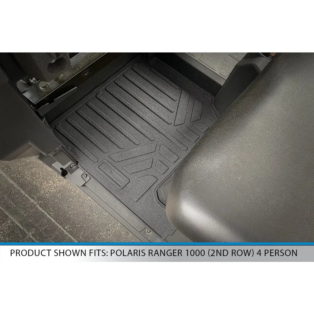 SMARTLINER Custom Fit Floor Liners For 2018-2023 Polaris Ranger Crew 1000 (6 Seater)